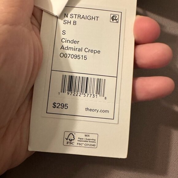 Theory Taupe Button-Up Shirt - Picture 8 of 13